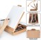 69 Pcs Artists Painting Set with Wood Box Easel,48×12ML Acrylic Painting Set, Canvas 9x12 inches, Wood Palette, Palette Knife Art Supplies, Paint Set for Adults Beginners